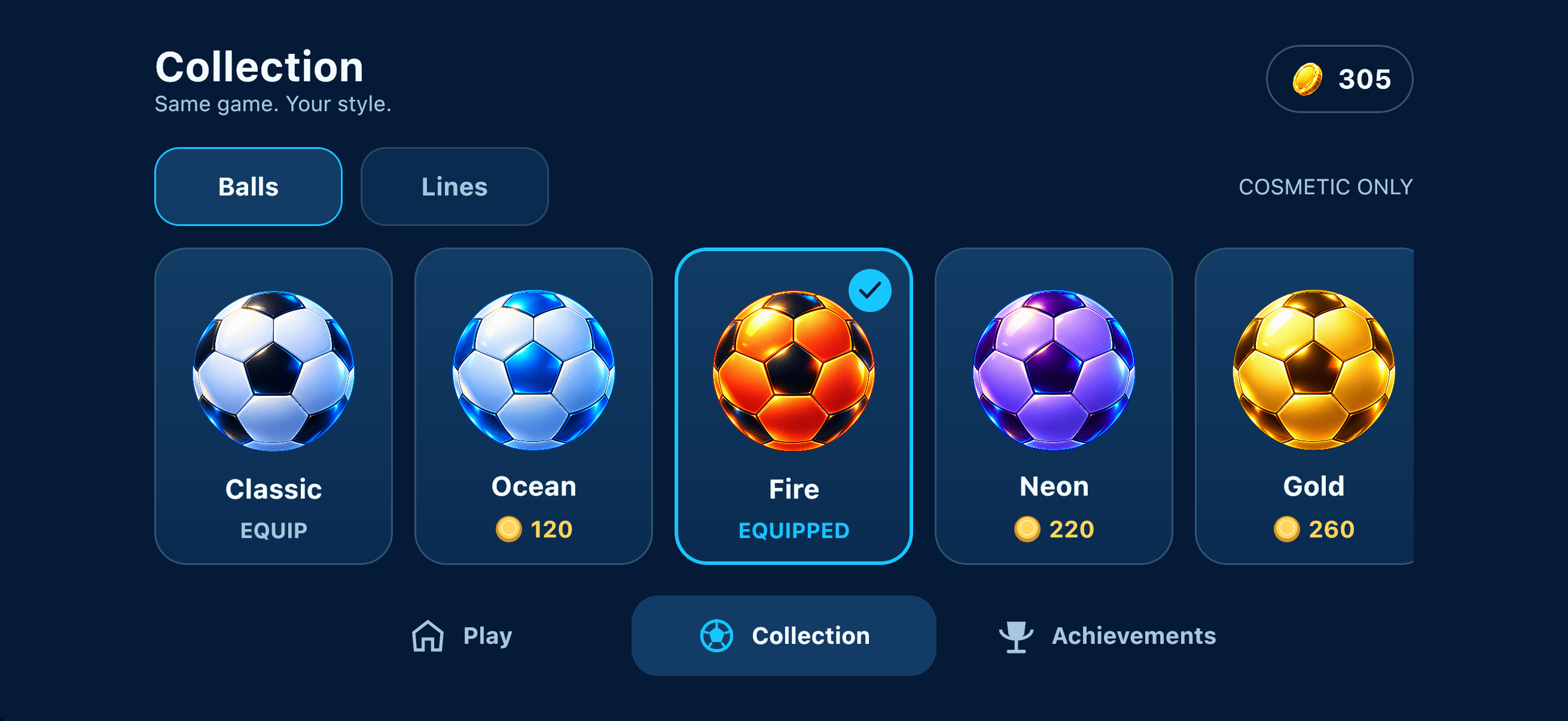 Your growing collection